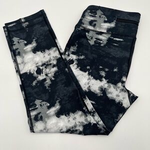 Mono B Charcoal and White Active Leggings